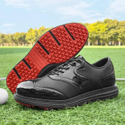 Nya Vattentäta Golfskor för Herrar Professionella Spetsiga Halkfria Golfsportskor Bekväma Utomhus Herr Casual Promenadskor 39-48 47