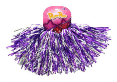 Pompoms 2 st Lila/Silver