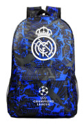 Graffiti Real Madrid Uefa Champions League Axelväska Fan Ryggsäck Student Skola Väska Förvaringsväska sjx