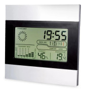 Küken 33359 digital väderstation Svart, Grå LCD Batteri