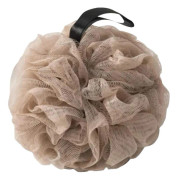 Luffasvampar för dusch, exfolierande rengöring badluffa kroppsskrubbbollar för kvinnor män tvätt (1 st, khaki)