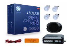 Parkeringssensorer 4x larm vita 18mm