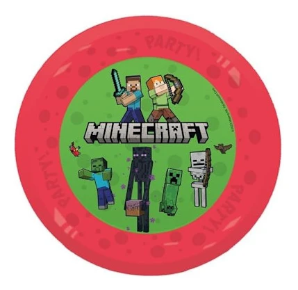 Minecraft plasttallrikar