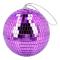 Lila discoboll, 15 cm