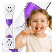 PRECISE TOOTH Timglastimer för tandborstning för barn LILA