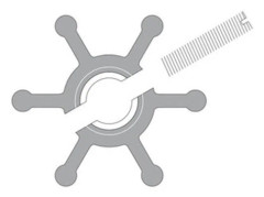 Johnson Impeller 09-808B Ø40 mm