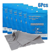 6-pack Anti-imduk Suede Glasögonduk Återanvändbar