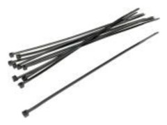 Kabelband set 10 st 250 mm - svart (ZUUV-027)