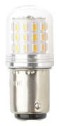 TRU COMPONENTS TC-13776192 LED-signallampa, gul, BA15d, 10 V/DC, 30 V/DC, 250 lm