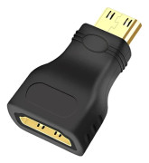 MINI HDMI-kompatibel hane TILL HDMI-kompatibel hona adapteromvandlare 1080 P 2K 4K FÖR MINI PC HDTV HD-kamera