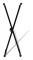vidaXL Keyboard Stand with Stool Set Black
