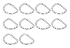Sömlösa D-ringar Rostfritt Stål 316 D-ring 10 st Marin Kvalitet D-ring Rostfritt Stål 316 Svetsade Sömlösa Båttillbehör 4x30x22mm