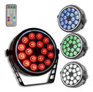 LIGHT4ME RING PAR 18 RGBW scenreflektor ljuseffekt DMX 18x10W RGBW LED