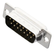 MH Connectors MHDB15-SP 2101-0180-02 D-SUB stiftlist 180° polantal: 15 lödning 1 st