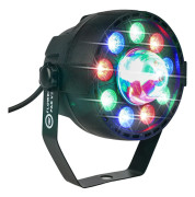 DNA DISCO SPOTLIGHT DJ LJUSEFFEKT LED RGB BLOMMA PAR V2