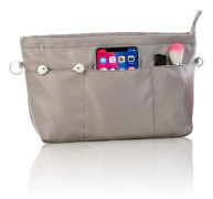 Handbag Organizer with Zipper Pocket - Nylon Bag Organizer - Waterproof - Small - For Outings, Travel