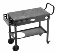 Grillvagn, 104x47,5x89 cm, Fällbar, Stål