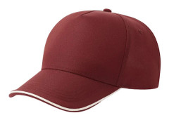 Atlantis Headwear Unisex Vuxen Recy Five Piping 5 Panel Återvunnen Strukturerad Baseballkeps