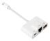 10/100 Mbps Lightning till RJ45 Ethernet LAN Nätverksadapter för iPhone/iPad med 8-stifts Lightning-kontakt