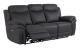 Livaro Reclinersoffa 3-sits Elektrisk - Svart