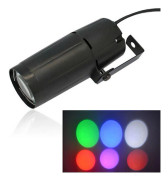 10W LED Spotlight Projector Beam Pinspot Light Bright Spot Show DJ Disco Lighting Effect Stage Lamp for KTV Bar Club Party