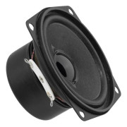 Monacor SP-7/4SQS, Drivenhet för fullregisterhögtalare, 4 W, Rektangulär, 8 W, 4 O, 3 - 17000 hz