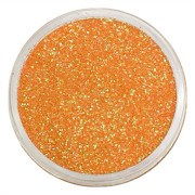 Nagelglitter - Finkornigt - Orange - 8ml - Glitter