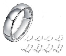 Invisible Silicone Ring Size Adjuster, Ring Size Reducer, Transparent