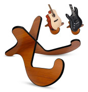 Gitarrställ, träställ för gitarr, gitarrställ golv, bärbart avtagbart träställ för ukulele, mandolin, banjo och fiol