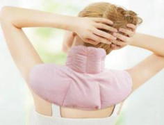 Heat Pad / Neck Warmer / Wheat Bag - Neck Pillow with Lavender White White White