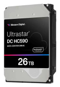 WD Ultrastar DC HC590 - Hårddisk - datacenter - krypterat - 26 TB - inbyggd - 3.5" - SAS 12Gb/s - 7200 rpm - buffert: 512 MB - Self-Encrypting Driv...