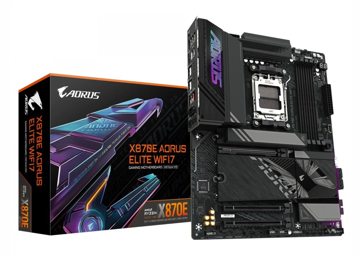 GIGABYTE X870E AORUS ELITE Moderkort