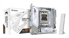 Gigabyte X870I AORUS PRO ICE, AMD Socket AM5, Mini-ITX, 2xDDR5, PCI Express, 2xM.2 + SATA3 RAID, HDMI/USB4, USB-C, 2.5GbE LAN, WiFi 7, Bluetooth 5.4, RGB Fusion