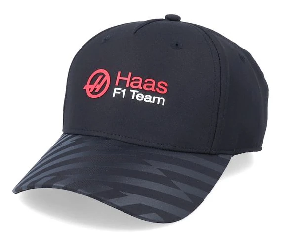Formula One - Motor Svart adjustable Keps - Haas Black Adjustable @ Hatstore