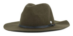 Coal - Brun trilby Hatt - The Lee Olive Trilby @ Hatstore