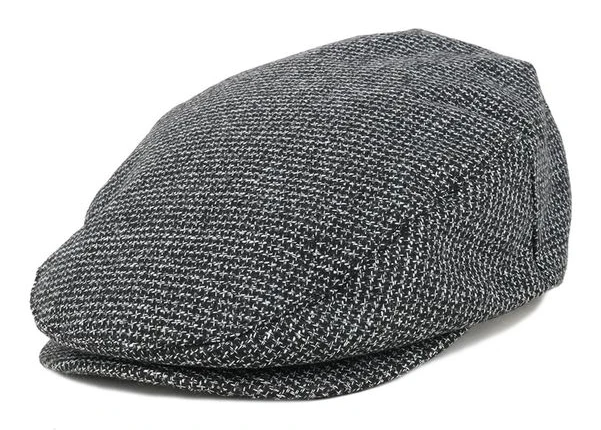 Brixton - Svart flatcap Keps - Hooligan Black/Grey Flat Cap @ Hatstore