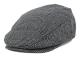 Brixton - Svart flatcap Keps - Hooligan Black/Grey Flat Cap @ Hatstore