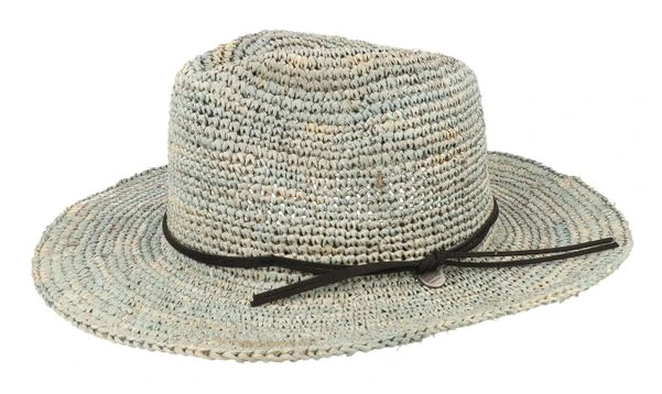 Barts - Blå straw Hatt - Celery Hat Dark Celadon Straw Hat @ Hatstore