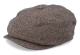 Brixton - Brun flatcap Keps - Brood Brown/Khaki Snap Cap @ Hatstore