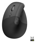 Logitech Lift Vertical Vänster Svart