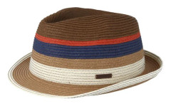 Barts - Multi trilby Hatt - Loet Blue/Brown/Orange Trilby @ Hatstore