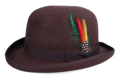 Jaxon & James - Brun bowler Hatt - English Derby Brown Bowler @ Hatstore