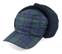 Save The Duck - Blå earflap Keps - Rowan Blackwatch Tartan Green/Blue Ear Flap @ Hatstore