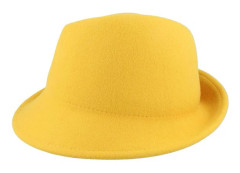 Seeberger - Gul trilby Hatt - Felt Bronze Trillby @ Hatstore