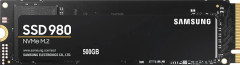 500 GB Samsung 980 NVMe PCIe 3.0 SSD, MLC, M.2