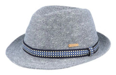 Barts - Grå trilby Hatt - Hadrian Hat Charcoal Trilby @ Hatstore