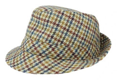 CTH Ericson - Beige trilby Hatt - Moritz Re-Source Multicheck Trillby @ Hatstore