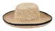 Seeberger - Beige straw Hatt - Raffia Bolero Crochet And Braid Mix Linen Straw Hat @ Hatstore