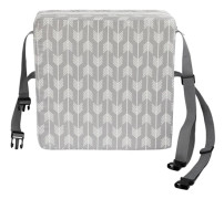 Removable Adjustable Washed Booster Seat, With Straps High Chair Seat Cushions
