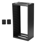 MEIHE 19221 Double Layer Abs Game Disc Storage Tower Hyllhållare Organizer för PS4 Slim Pro